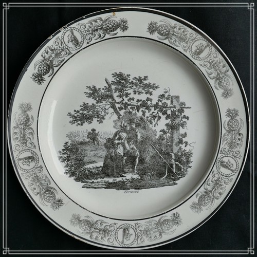 Assiette faience fine - faience,