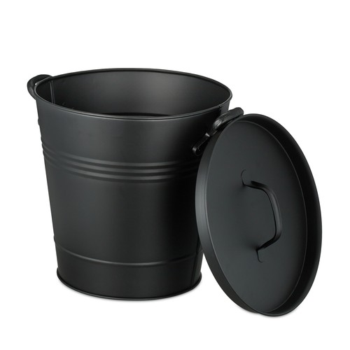 Seau cendre noir - a,