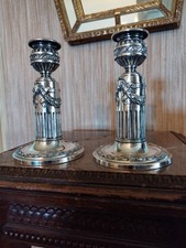 Paire de Bougeoirs Style Louis