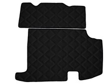 Cuir éco Tapis de coffre NOIR