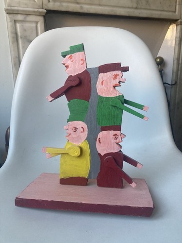 Jouet bois art brut pièce - bois,