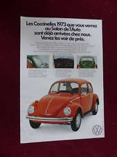 Car catalog: Volkswagen VW cox ladybug K 70 / auto show 1973