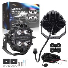 Projecteur LED Rond 5" Double