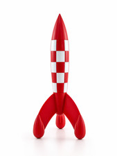 Fusée Tintin 40cm – Objet