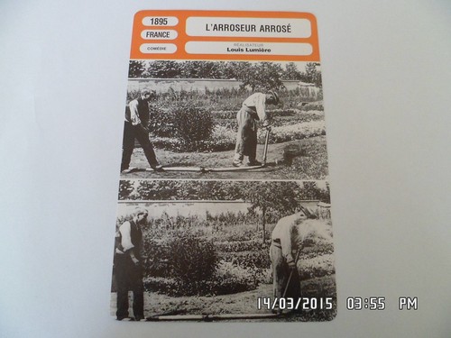Carte fiche cinema 1895 - carte,