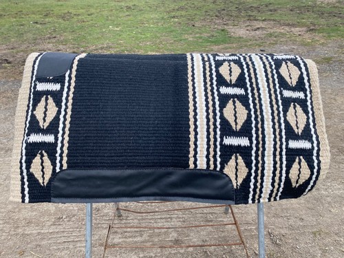 Black beige white wool - black, w/beige,