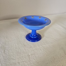 Petit Baguier En Opaline Bleu