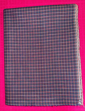 Ancien tissu écossais pur coton   larg 100 cm x H 130 cm  C951