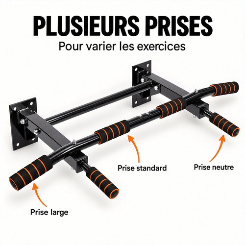 Barre traction murale - barre,