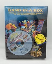 Vintage Band In A Box 2000 Version 10 Windows 95/98 Software NOS SEALED