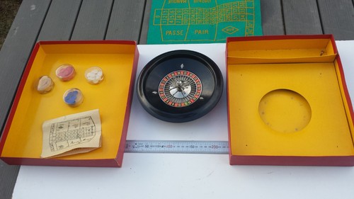Ancien jeu roulette vintage - de,