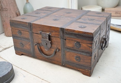 Coffre rangement bois - rangement, en