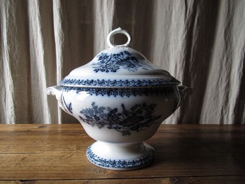 Soupière ancienne faience - ancienne, en