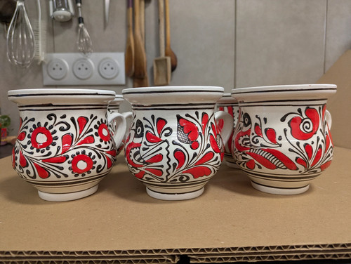 Lot tasses faïence - lot, en