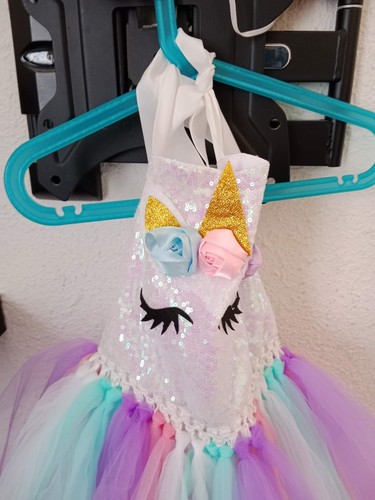 Robe spectacle licorne 8ans
