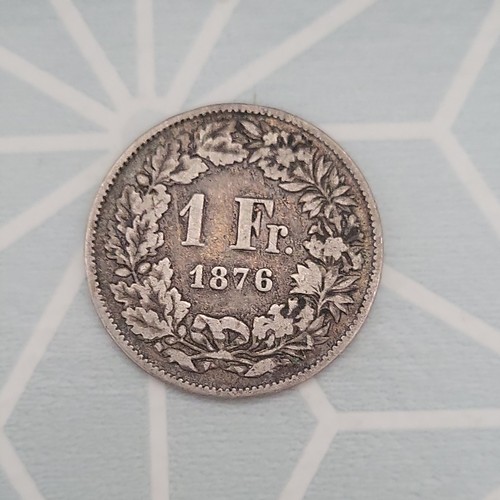 Franc 1876 suisse argent - 1876,