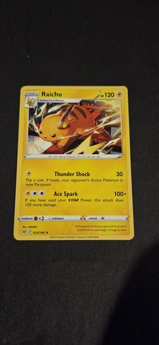 Carte pokemon raichu non - carte,