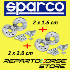 SPARCO SPACERS 16 + 20mm Peugeot 106 205 206 207 307 308 -with tapered bolts
