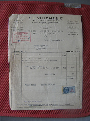 1630 vieille facture - +"1630",
