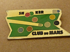 pin's pins badge.   billard