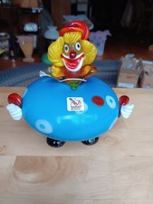 VTG MURANO ROLY POLY ART GLASS CLOWN W/ ORIGINAL HANG TAG AND STICKERS. 1008