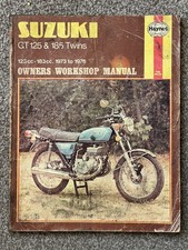 HAYNES OWNERS WORKSHOP MANUAL - SUZUKI GT 125 & 185 Twins - 1973/76
