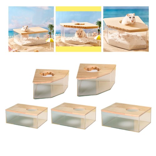 Pet hamster bath house - bath,