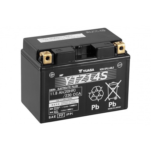 Batterie moto yuasa ytz14s - batterie,