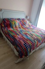 Vintage couvre lit crochet