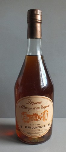 Bouteille liqueur orange - bouteille,