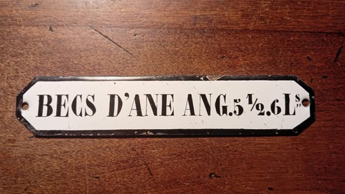 Ancienne plaque émaillée - ancienne,