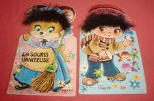 2 Livres La Souris Vaniteuse + Le Petit Poucet [Touret Collection Canari -1975] 