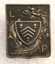 NAVY INDOCHINA CRUISER LAMOTTE PICKET CARRE FAB LOCAL TOLE PAINTED *