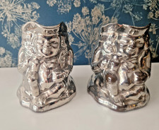 2 Cruches Toby jugArgenté en