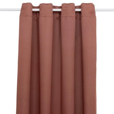 Lot de 2 Rideaux Occultants "Kerry" 135x240cm Terracotta