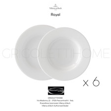 Villeroy & Boch - ROYAL - Set Vaisselle 12 Pièces (6 Étages+6 asiette plat) -
