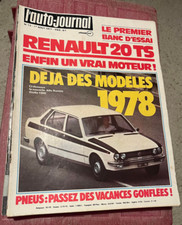 L'AUTO JOURNAL N°13 01/8/1977
