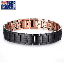 Pure Copper Neodymium Magnetic Therapy Bracelet Double Strong Men Women Healing