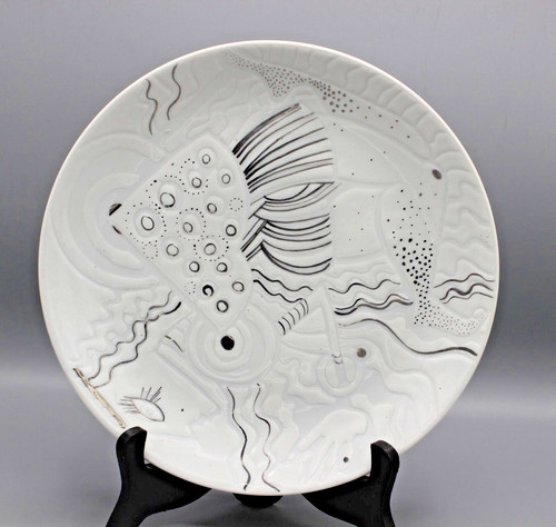 Belle assiette porcelaine - belle, art
