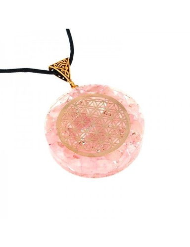 Orgonite pendentif fleur - pendentif, de