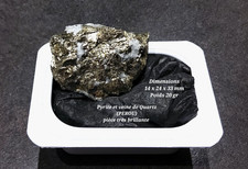 Pyrite massive et veine de