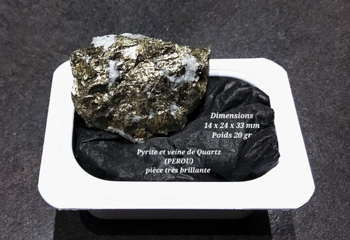 Pyrite massive veine - massive,