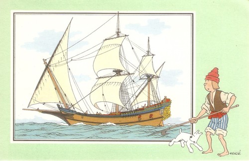 Herge grande carte - grande,