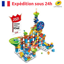 Circuit à Billes Électronique Jeu de Construction pour Enfant avec 133 Pièces