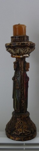 Bougeoir bois sculpté - bougeoir,