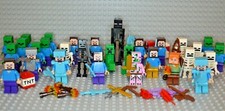 LEGO Minecraft Minifigures - Steve Alex Zombie Enderman Spider : Updated 2025