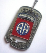 82nd AB DIVISION "AJOUREE" (Commemorative Dog Tag)