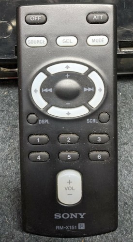 Sony x151 car - rm-x151, cd