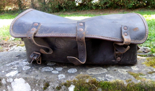 Ancienne sacoche mecanicien - sacoche, de