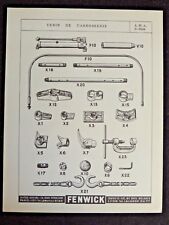 Document publicitaire FENWICK